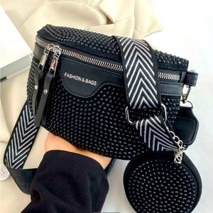 Waist Bag With Coin Purse BLACK/Travel bag